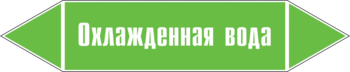 Маркировка трубопровода "охлажденная вода" (пленка, 716х148 мм) - Маркировка трубопроводов - Маркировки трубопроводов "ВОДА" - Магазин охраны труда ИЗО Стиль